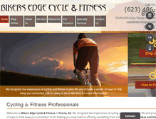 Tablet Screenshot of bikersedgeaz.com